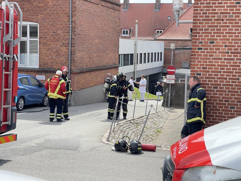 Brand på sygehus
