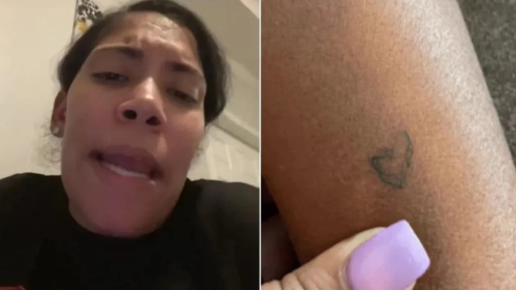 Mor fik sig en overraskelse, da hendes 7-årige datter kom hjem med en tatovering – men chokket blev endnu større