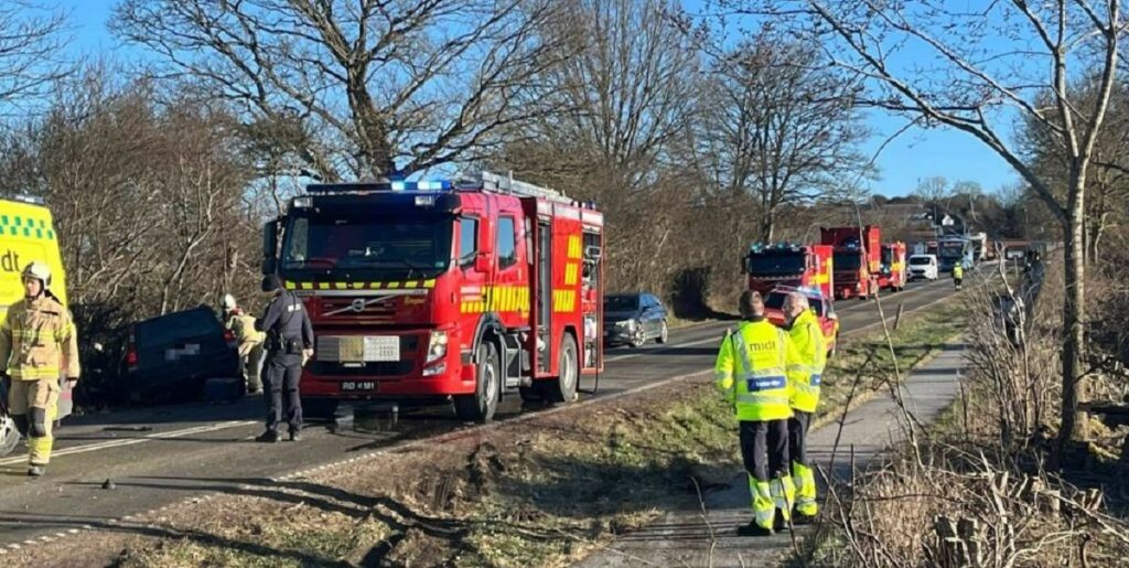 Efter voldsomt uheld: Mand smidt i håndjern