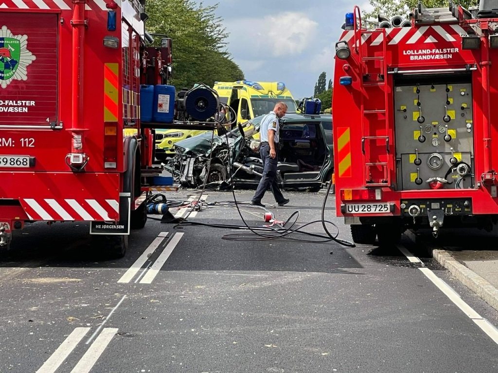 Alvorlig ulykke: Vej spærret
