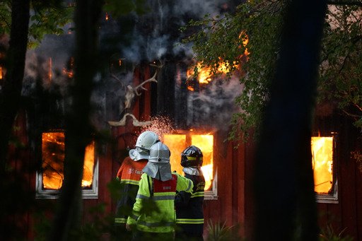 Voldsom brand