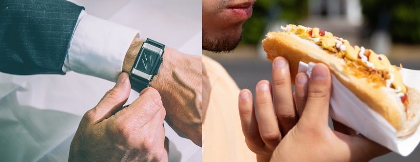 Dette armbånd giver dig stød, hvis du spiser for meget fastfood