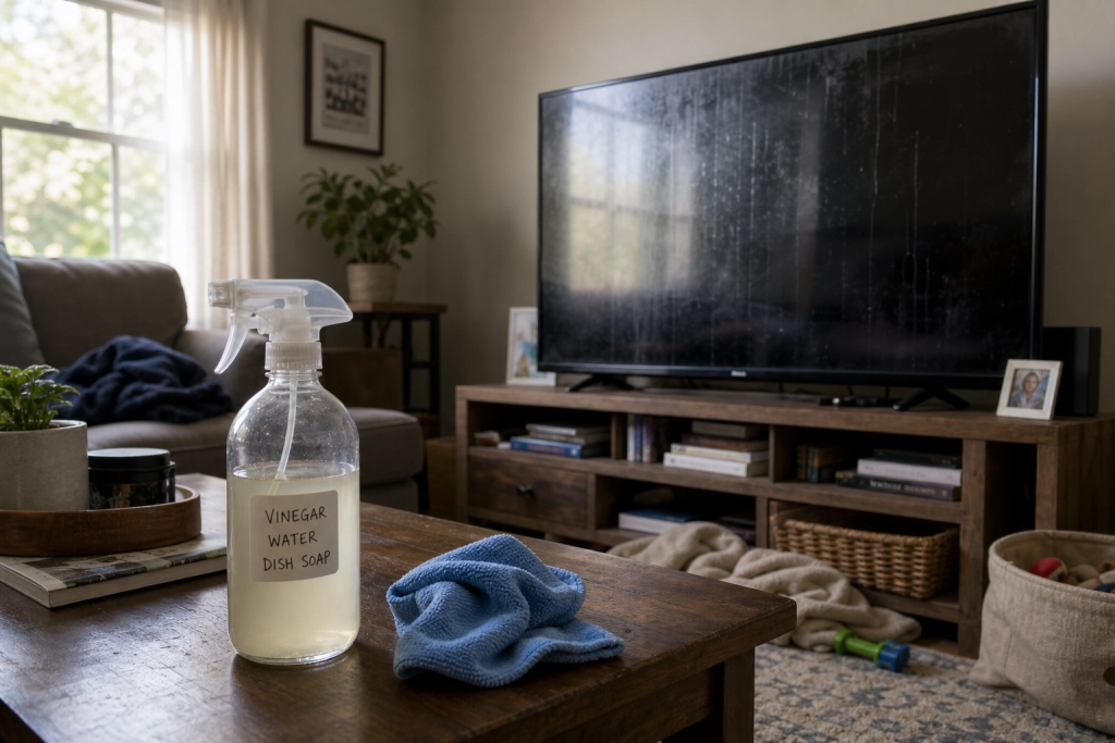 Mange laver fejl med eddike: Det kan ødelægge dit TV og din mobil permanent