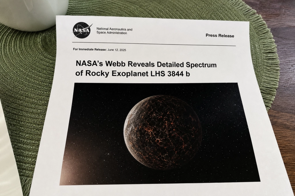 James Webb-teleskopet kigger for første gang direkte ned på en fremmed planets overflade: 