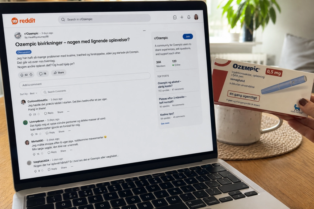 AI gennemgik 400.000 Reddit-opslag: Disse Ozempic-bivirkninger nævnes sjældent på indlægssedlen