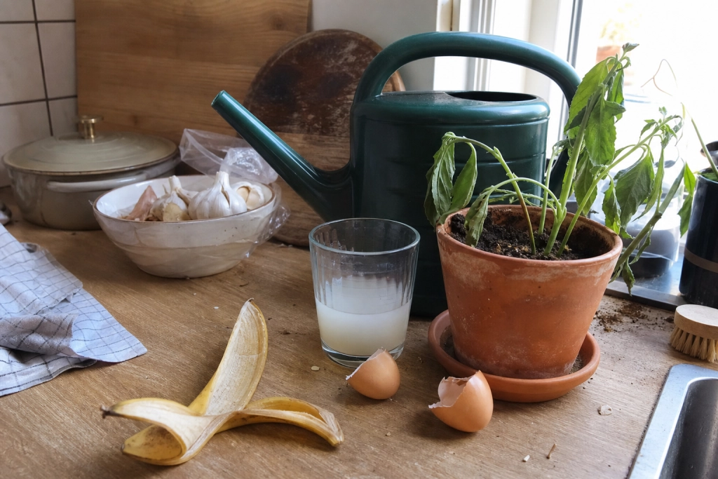 Haveekspert advarer: Bananvand og risvand er rent spild af tid for dine planter