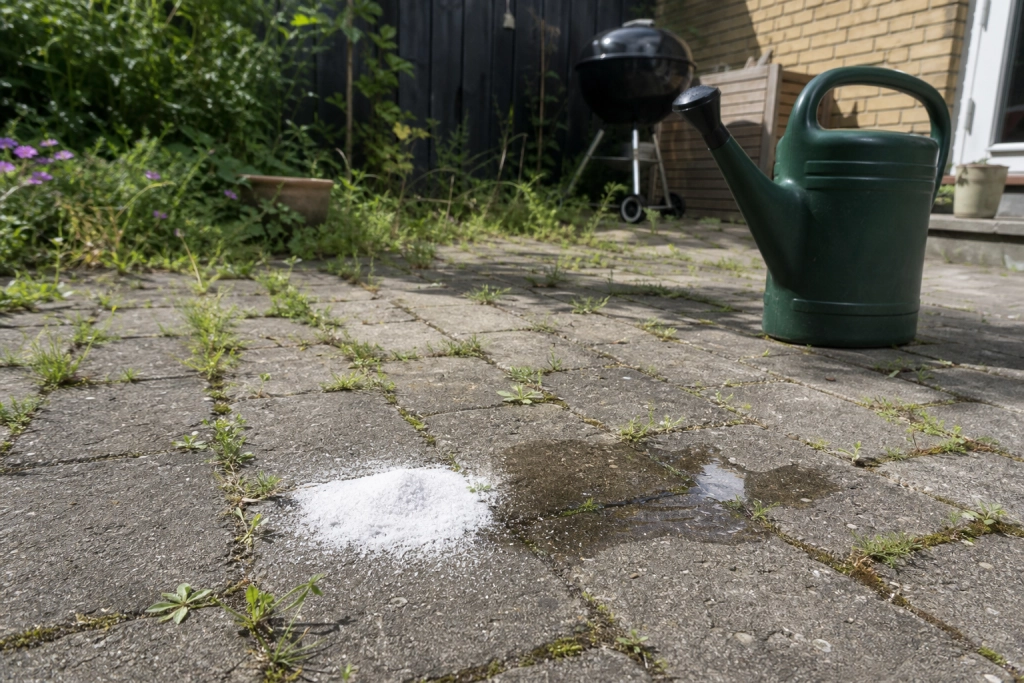 Have-eksperter advarer: Salt-eddike-tricket mod fliseukrudt steriliserer jorden i årevis