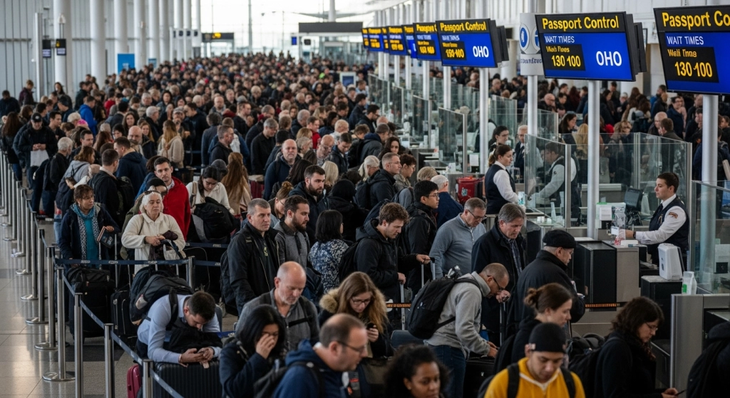 EU’s nye grænsesystem skaber timelange køer i lufthavne: Sådan kan det ramme den danske sommerferie
