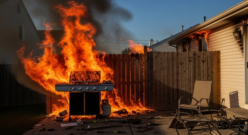 9.000 grillbrande om året: Brandvæsenet peger på den ene fejl der vælter forsikringen