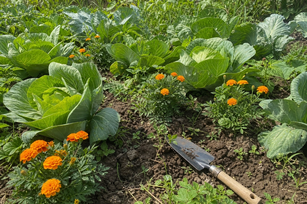 Plant denne blomst mellem kålen, så slipper du næsten for kålmøl