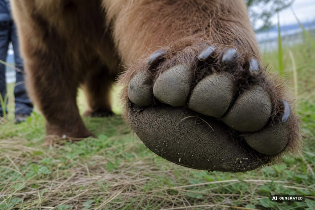 Han lagde sig fladt ned på jorden foran to grizzlybjørne i Alaska: 40 millioner har nu set hvad der skete