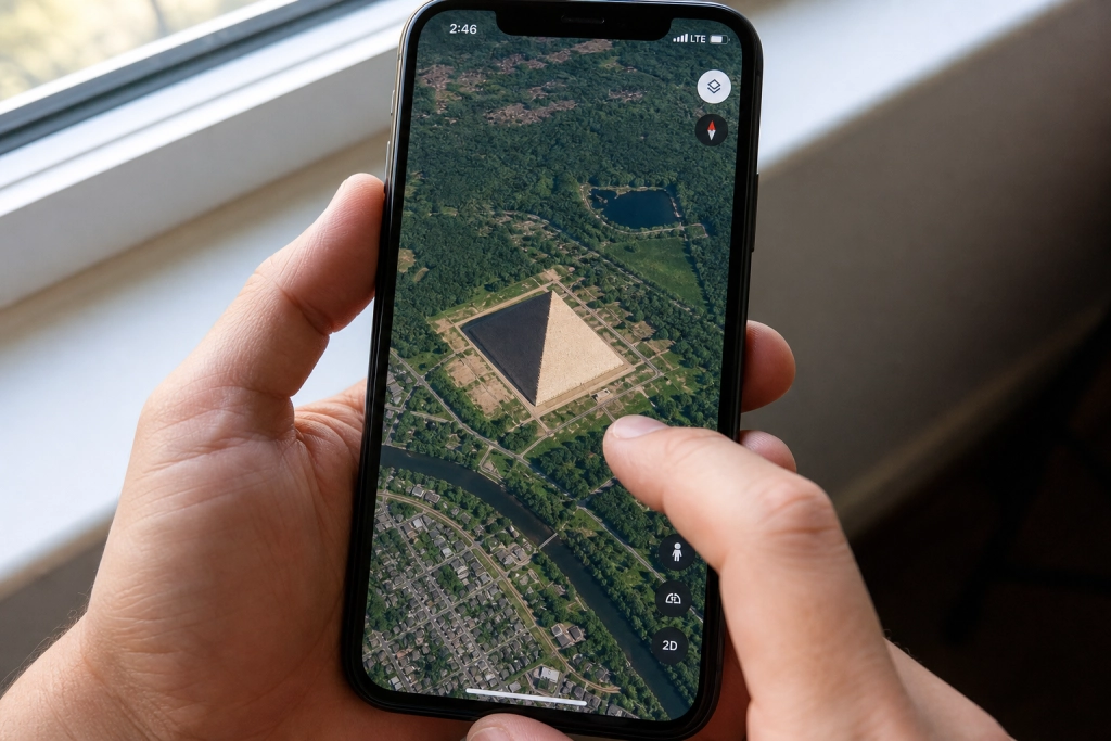 Google lod folk ændre verdens satellitbilleder: Så dukkede et falsk iransk kerneanlæg op - og funktionen forsvandt på under et døgn