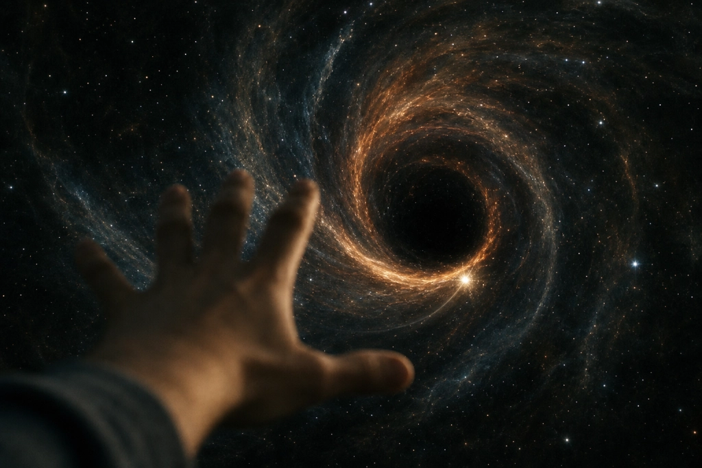 Astronomerne kunne ikke se det. Så kom der et voldsomt lysglimt - og pludselig var et af universets tungeste objekter afsløret