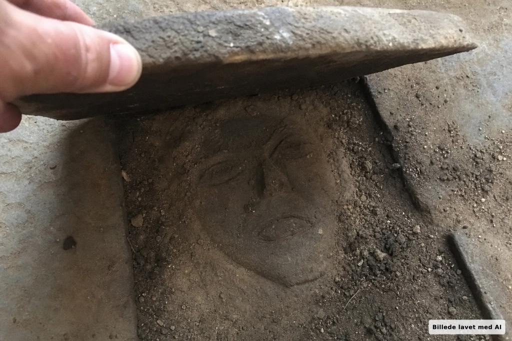 Han vendte en sten om ved Hadrians Wall og fandt noget der havde ligget skjult i 1.600 år