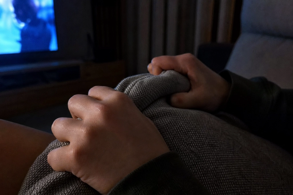 Hvorfor kan en gyserfilm få hjertet til at hamre, selv når man føler sig tryg?
