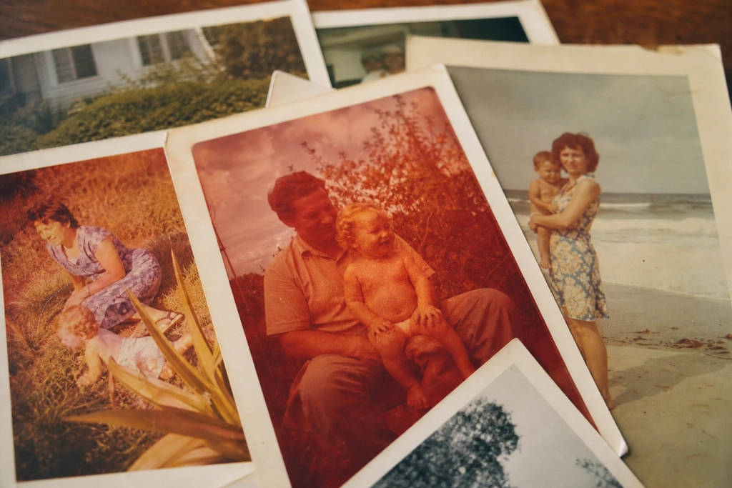 Hvorfor bliver gamle fotos ofte gullige med tiden?