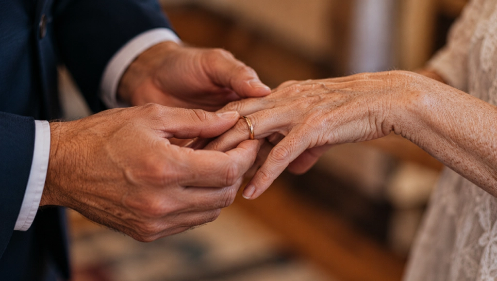 96-årig kvinde gifter sig med 18-årig teenager i rekordbrydende ceremoni