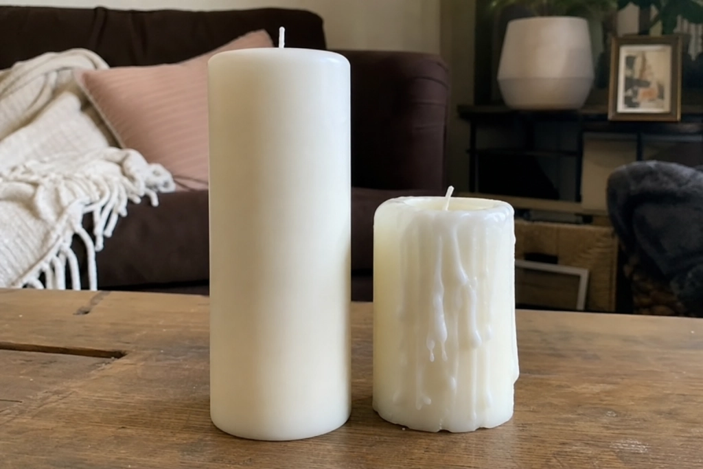Hvorfor svinder et stearinlys nogle gange hurtigere end et andet?