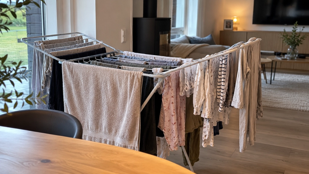 Tørrer du tøj indenfor? Så meget kan det påvirke fugten i boligen