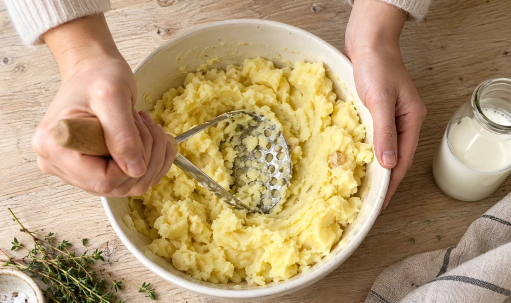I Tyskland laver de kartoffelmos på denne måde: Det smager bedre end vores
